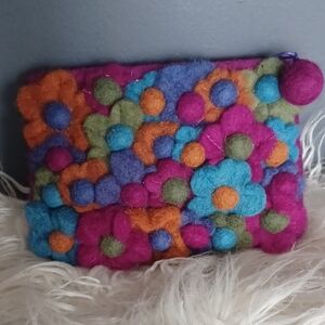 Rising Tide Wool Pouch